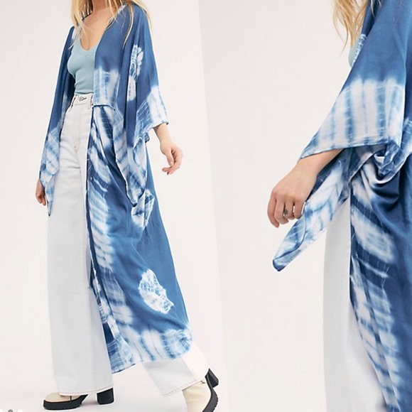 Free People Jackets & Blazers - Free People Spellbound Tie Dye Kimono